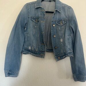 American Eagle Outfitters Light Blue Jean Jacket